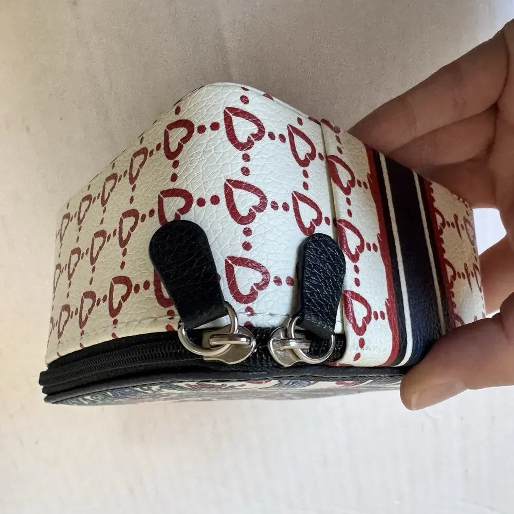 Brighton BE YOUR KIND OF BEAUTIFUL! Soft Case Travel Zipper Jewelry Box Heart
